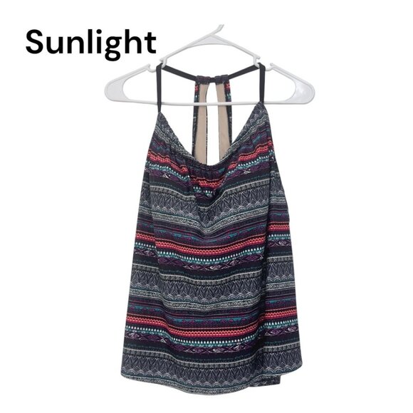 Kona Sol Plus Size 20W Tankini Swim Top With Built-In Bra Pattern Nylon&Spandex - Picture 1 of 14